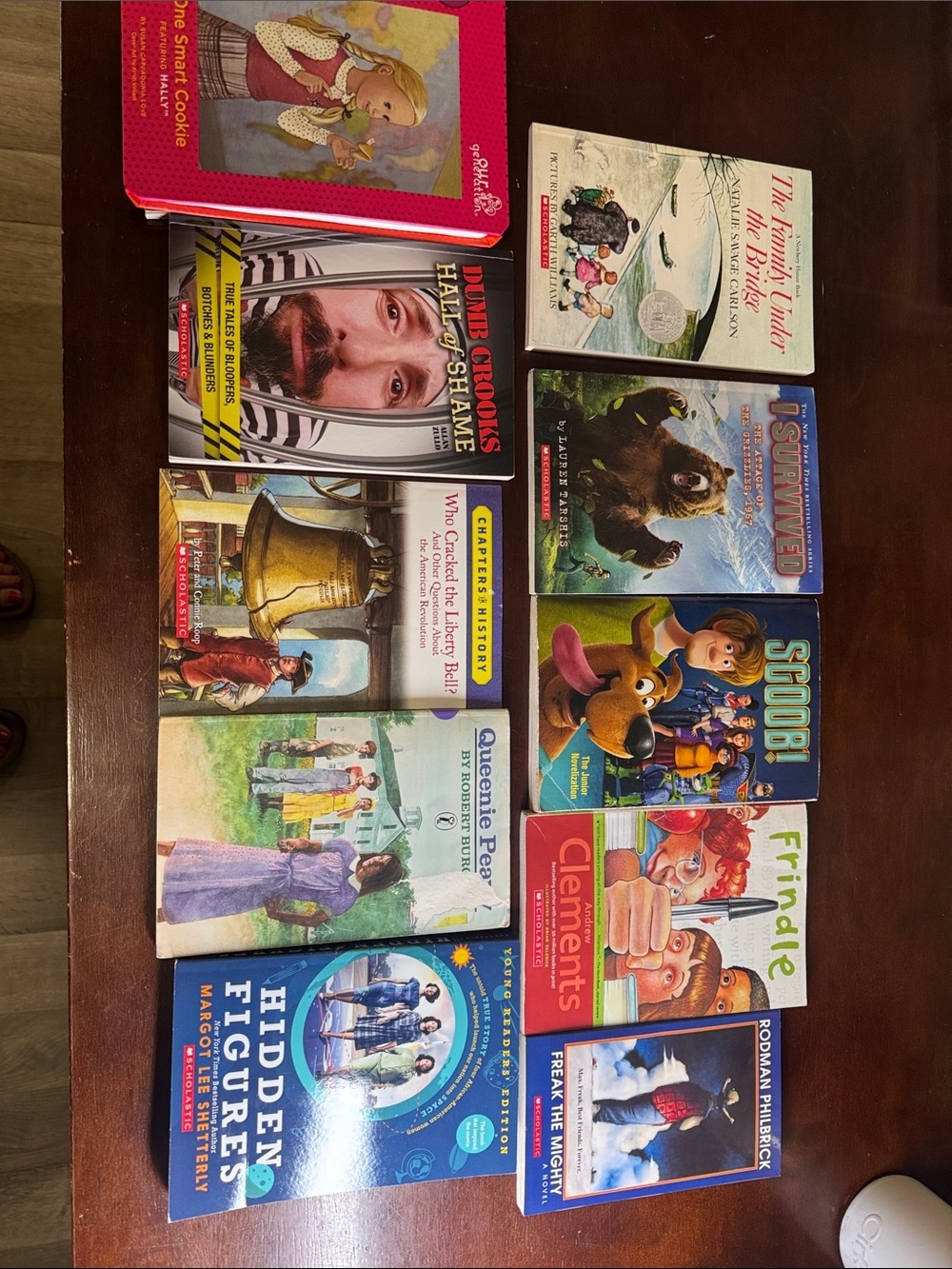 Scholastic Kids Book Lot - Bright Pink, Blue, Green, Yellow Covers